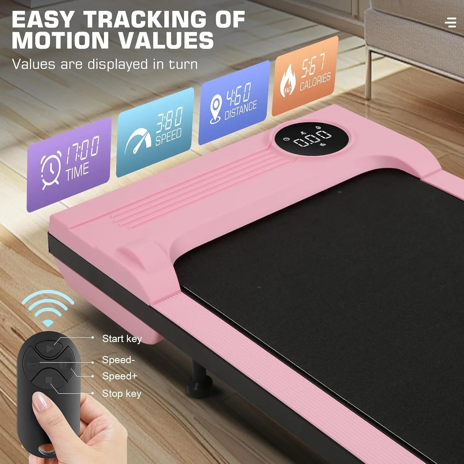 Under Desk Treadmill,3 in 1 Walking Pad Treadmill for Home