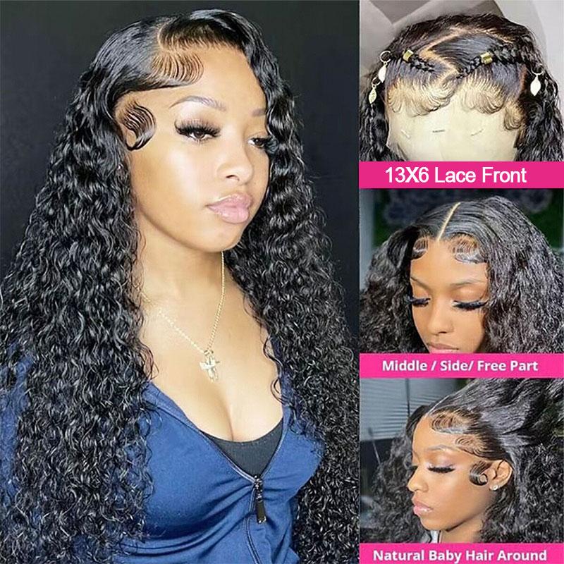 Wigs by Denisse | Silk Straight HD Lace Front Wig — Brazilian Human Hair, 180% Density